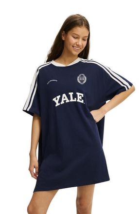Cotton On Womens 90 S Sporty Tshirt Nightie in Navy Vision Yale at Nordstrom, Size X-Small