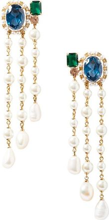 Kate Spade New York Kate Spade New York Cz Victoria Fringe Earrings