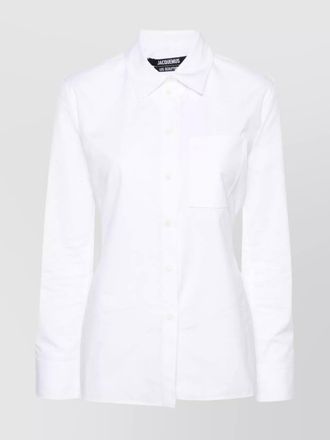 Jacquemus cotton open back shirt