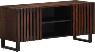 vidaXL TV Cabinet Brown 105x34x46 cm Solid Wood Mango vidaXL