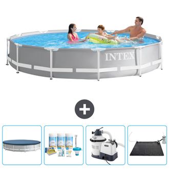 Intex Piscina Prism Frame Redonda - 366x76 Cm - 7-piezas Scb62