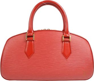 Louis Vuitton Jasmin Bag Epi Leather Red Leather Handbag (Pre-Owned)