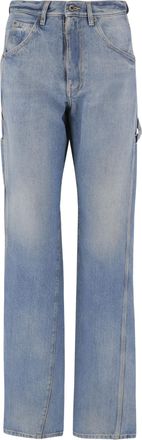Maison Margiela Light Blue Straight-Leg Cotton Denim Jeans