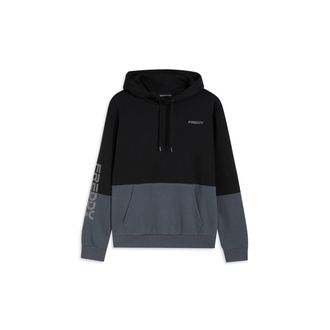 Freddy Felpa colour block con cappuccio in jersey