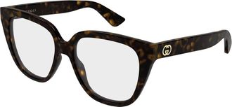 Gucci Gg 2191O Optisch Montuur - Dames - Brillen - Bruin - 53 MM - Accessoires