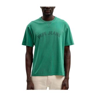 Pepe Jeans London Gio T-Shirt - male - Pepe Jeans - T-Shirts - Green - M - Tops