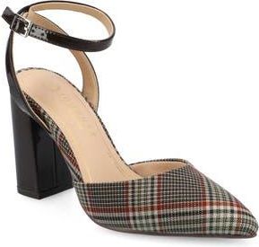 Journee Collection Tyyra Pump in Cream/chocolate at Nordstrom Rack, Size 7.5