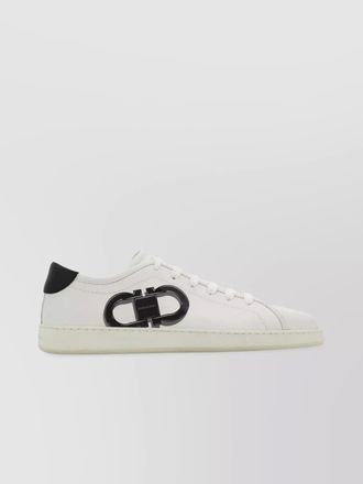 Ferragamo leather low-top sneakers