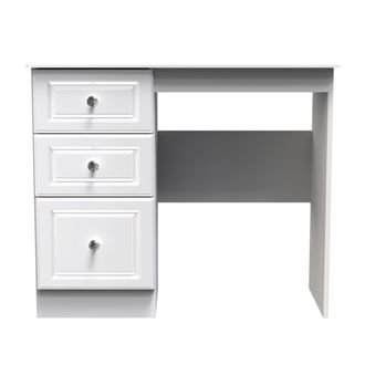 Welcome Furniture Lisbon Ready Assembled Dressing Table - White Gloss & White - Welcome Furniture | TJ Hughes