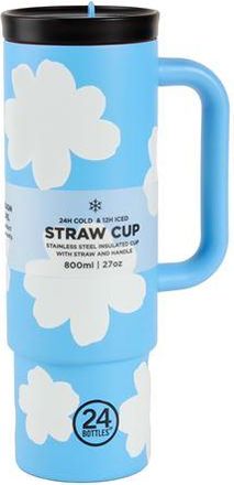 24 Bottles STRAW CUP 800 ML
