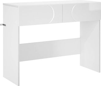 vidaXL Mesa Consola Blanco Brillante 96,5 X 38 X 75 Cm Vidaxl