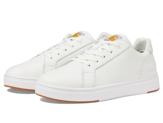 Carhartt Work in Progress Detroit Low Womens Shoes White Leather : 9.5 B - Medium, Canvas/Leather