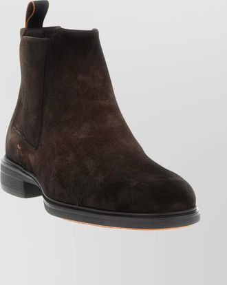 Santoni ankle boots with elastic side panels