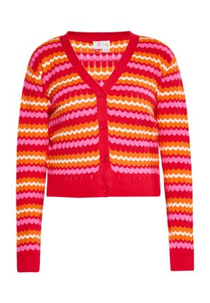 Izia Vest Dames Rood Veelkleurig