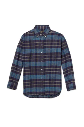 Beams Plus Checked Wool-Flannel Shirt