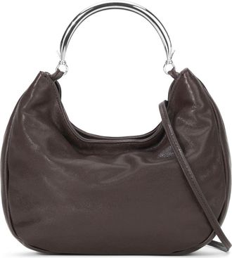 Staud Romeo Leather Crossbody Bag in Espresso at Nordstrom