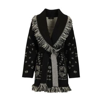 Alanui Dames, Truien, Zwart, Maat: S
