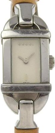 Gucci Pre-owned Watches, female, White, Size: ONE SIZE Pre-owned Vintage Glass Watch
