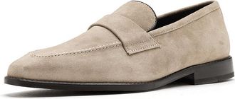 Johnston & Murphy Floyd Penny Loafers Mens Shoes Beige Suede : 11.5 M (D)