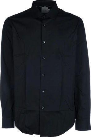 Calvin Klein buttoned shirt - men - Cotton/Spandex/Elastane - 39 - Black