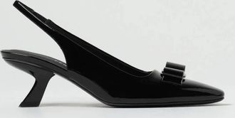 Ferragamo Ferragamo Anz Patent Bow Slingback Pumps, Size 7 C