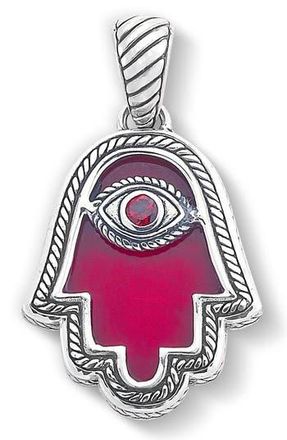 Samuel B. Hamsa Pendant in Red at Nordstrom Rack