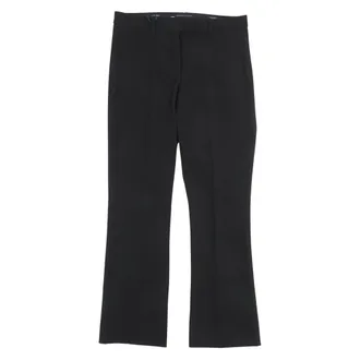Max Mara Wide Trousers, female, Black, Size: 2XS Umanita Cropped Trousers