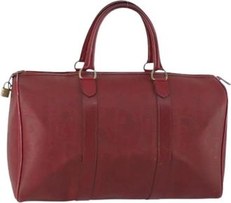 Dior Pre-owned Weekend Bags, unisex, Red, Size: ONE SIZE Pre-owned Vintage Trotter Duffle Bag