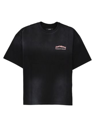 Amiri Black Sunset Printed Cotton T-Shirt