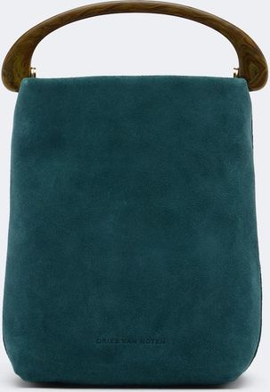 Dries Van Noten Borsa a mano Crisp Mini in suede