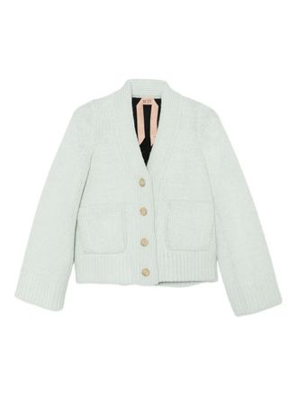 N&deg;21 pocket button cardigan - Green