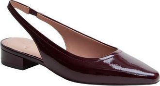 Linea Paolo Cielo Slingback Pump in Dark Cherry at Nordstrom, Size 7.5