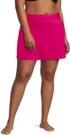 Lands End 5 Board Shorts in Riviera Rose at Nordstrom, Size 24W
