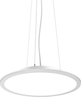 Ideal Lux Ideal Lux - Fly Plaf&oacute;n Led Integrado Colgante 45cm Blanco, 3000k, Ip40