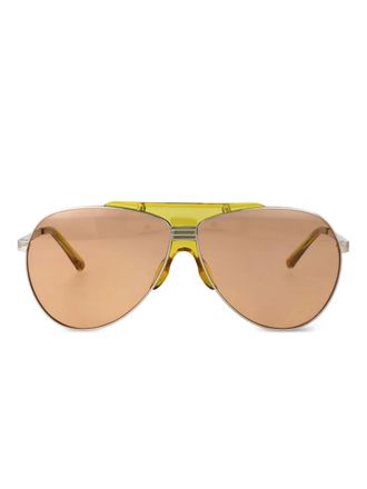 The Attico metallic frame sunglasses - C3