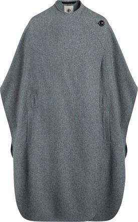 The Garment Stijlvolle Jas met Cape Design - Dames - Ponchos - Grijs - ONE Size - Wol - Jassen