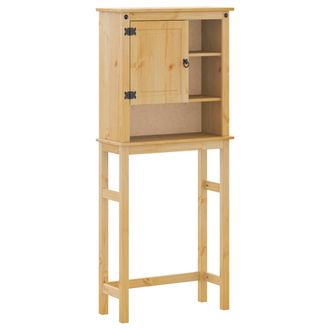 vidaXL Mueble De Ba&ntilde;o Para Lavadora Corona Madera Maciza De Pino Vidaxl
