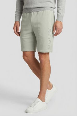 Calvin Klein Shorts CALVIN KLEIN EU 350TERRY GRAPHIC SHORT, Herren, Gr. XXL, N-Gr, shadow, Sweatware, Obermaterial: 92% Baumwolle, 8% Polyester, unifarben, regular