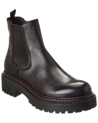 Prada Dnu Prada Leather Boot