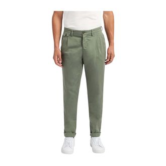 Brooks Brothers Heren, Broeken, Groen, Maat: W46 Katoen