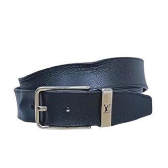 Louis Vuitton Pre-owned Belts, male, Black, Size: ONE SIZE Pre-owned Cinture Bonne Nouvelle Leather Belt