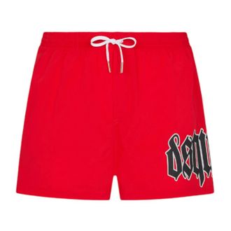 DSQUARED2水着ブラックレッド Women's Colourblock Zip Swimsuit Black/Red | Speedo UK