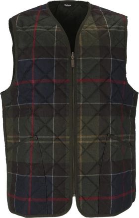 Barbour Icons Tartan Quilted Liner - Heren - Bodywarmers - Groen - L - Jassen