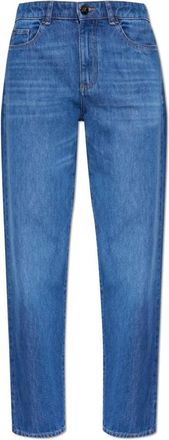 Emporio Armani Tapered-Leg Jeans - Dames - Loose Fit Jeans - Blauw - W31 - Katoen - Jeans