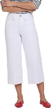 NYDJ Brigitte Optic White Capri Jean