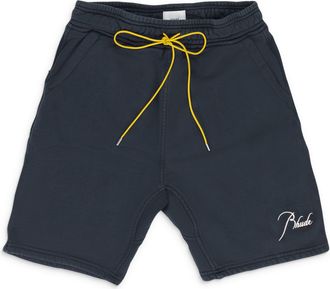 Rhude BLACK SCRIPT LOGO SWEATSHORT