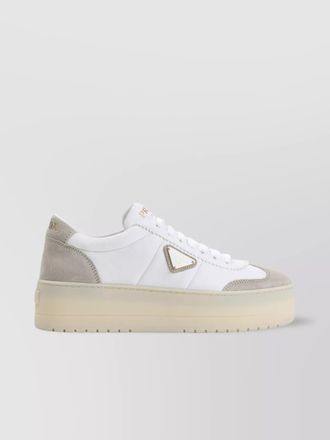 Prada urban lamb leather sneakers