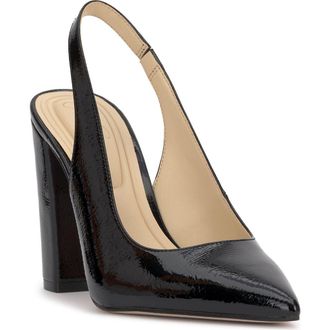 Jessica Simpson Noula Slingback Pointed Toe Pump in Black 02 at Nordstrom Rack, Size 5