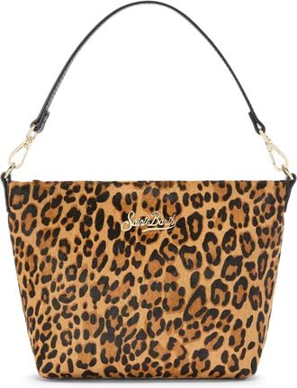 MC2 Saint Barth Aline Shoulder Bag - Dames - Schoudertassen - Bruin - ONE Size - Leer - Tassen