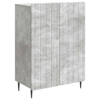 vidaXL Aparador Gris Hormig&oacute;n 66 X 34,5 X 92 Cm Madera De Ingenier&iacute;a Vidaxl